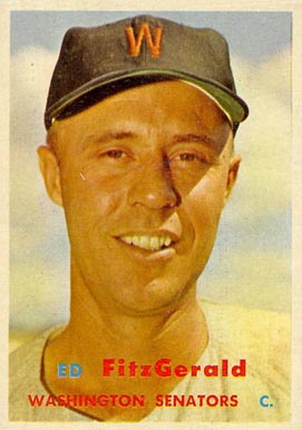 1957 Topps Ed Fitzgerald #367 Baseball Card