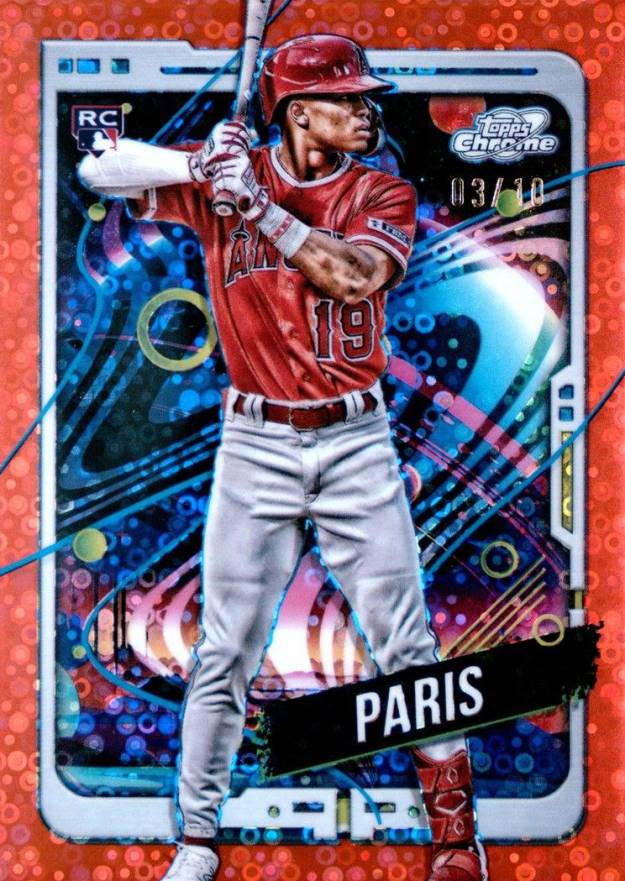 2024 Topps Chrome Cosmic Kyren Paris #159 Baseball Card