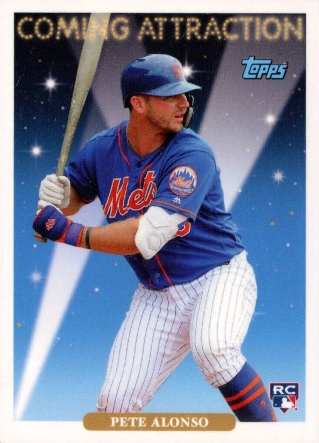 2019 Topps Throwback Thursday Pete Alonso #80 Baseball Card