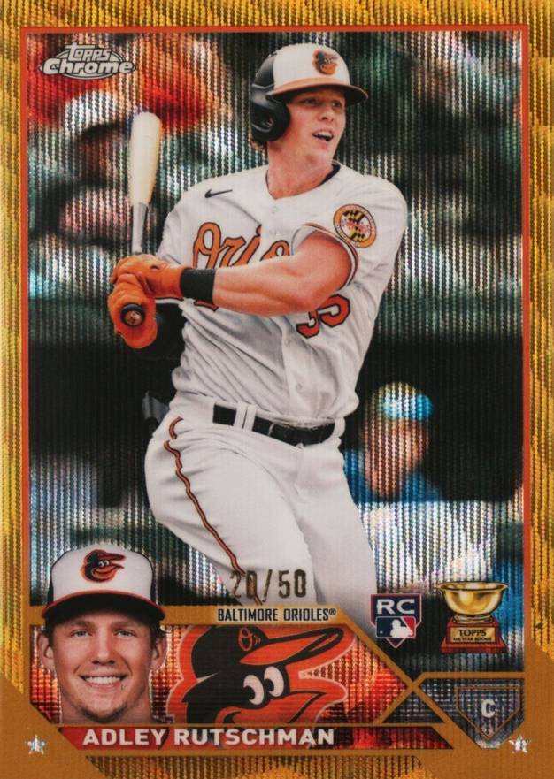 2023 Topps Chrome Adley Rutschman #1 Baseball Card