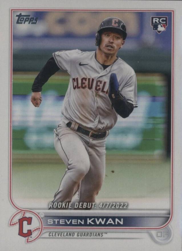 2022 Topps Update Steven Kwan #US54 Baseball Card