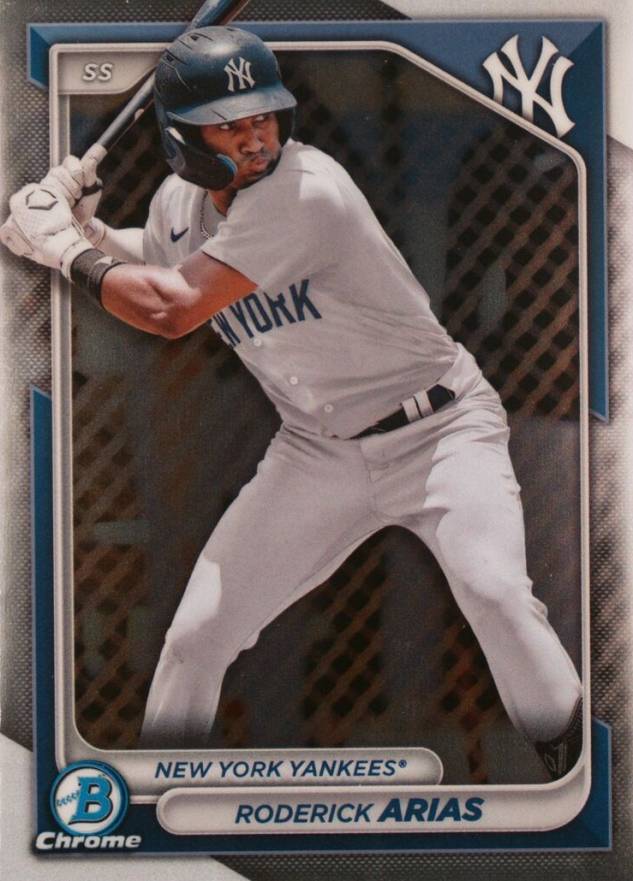 2024 Bowman Chrome Prospects Roderick Arias #BCP100 Baseball Card