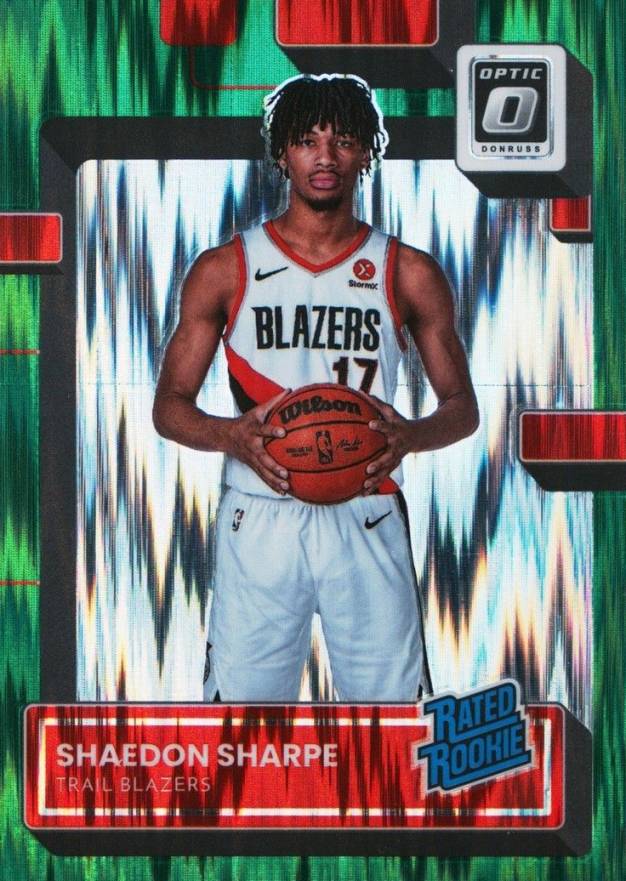 2022 Panini Donruss Optic Shaedon Sharpe #249 Basketball Card