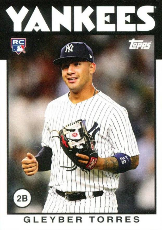 2018 Topps Throwback Thursday Gleyber Torres #204 Baseball Card