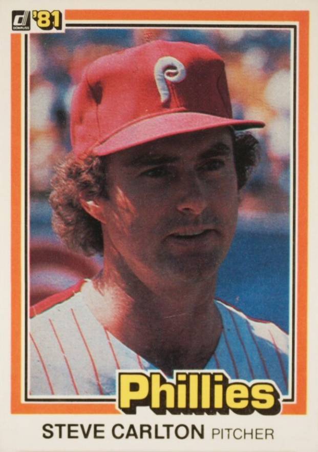 1981 Donruss Steve Carlton #33 Baseball Card