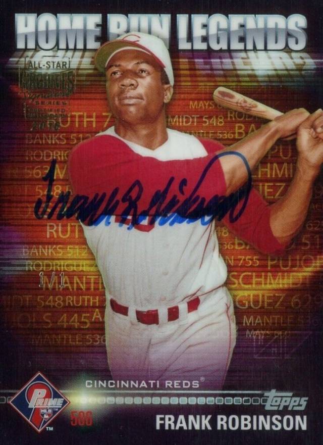 2012 Topps Prime 9 Home Run Legends Frank Robinson #HRL-8 Baseball Card