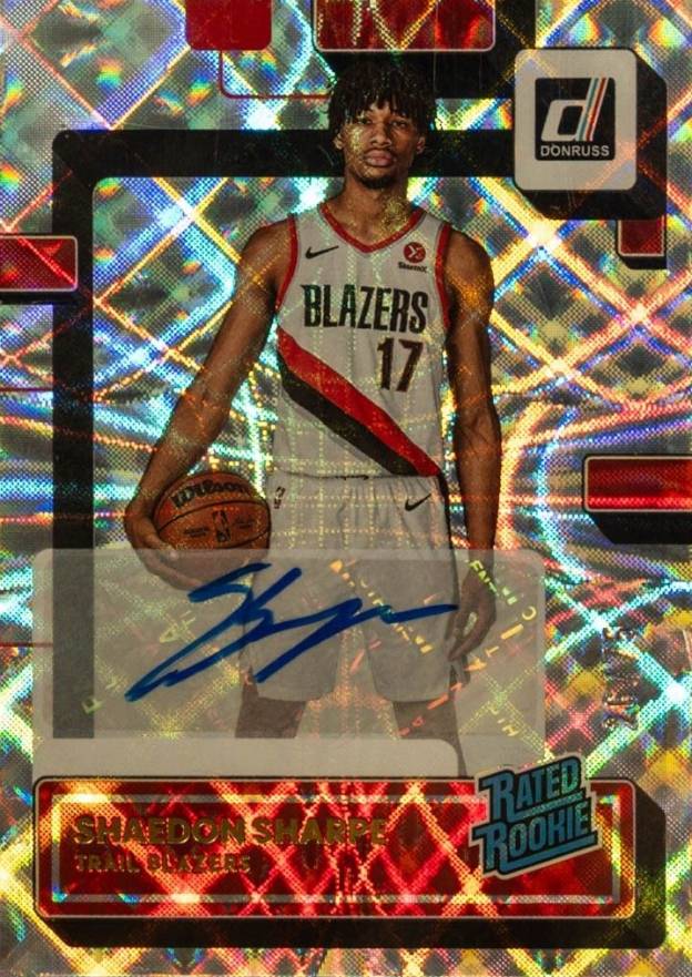 2022 Panini Donruss Shaedon Sharpe #207 Basketball Card
