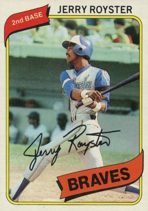 1980 Topps Jerry Royster #463 Baseball Card