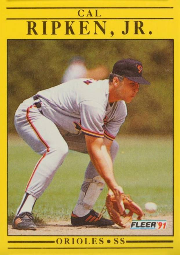 1991 Fleer Cal Ripken Jr. #490 Baseball Card
