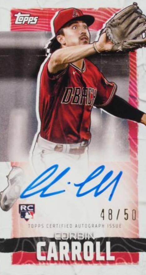 2023 Topps Rip Mini Autographs Corbin Carroll #TRACCA Baseball Card