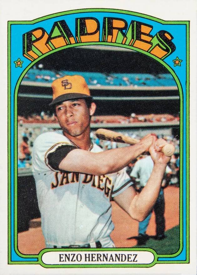 1972 Topps Enzo Hernandez #7 Baseball Card
