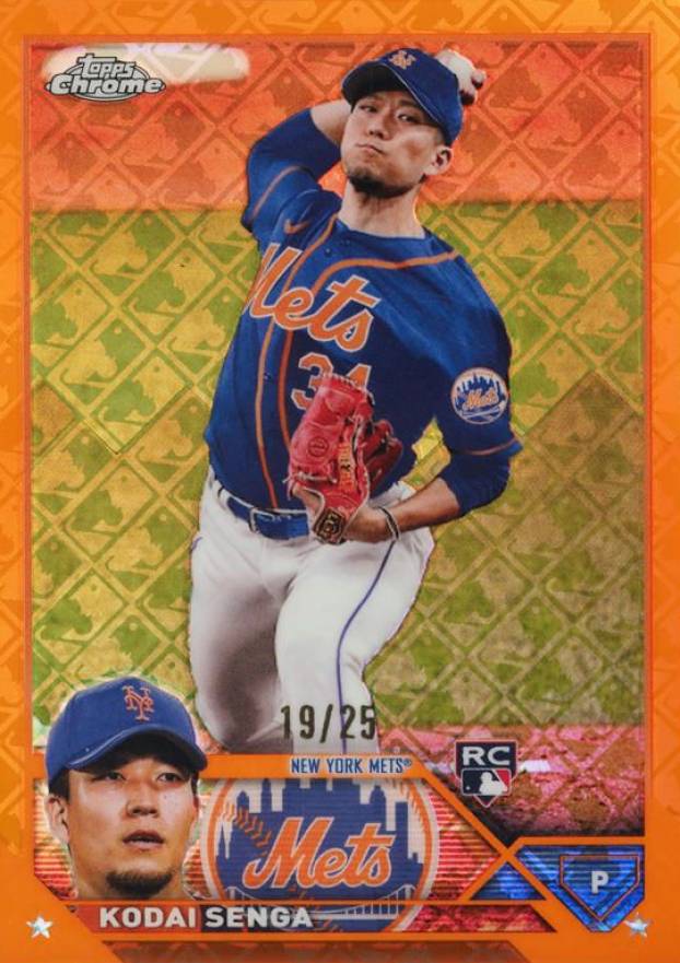 2023 Topps Chrome Logofractor Edition Kodai Senga #217 Baseball Card