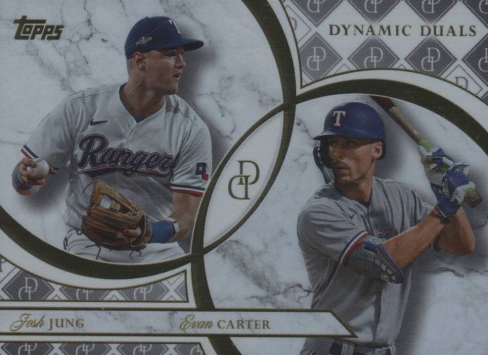 2024 Topps Dynamic Duals Evan Carter #12 Baseball Card