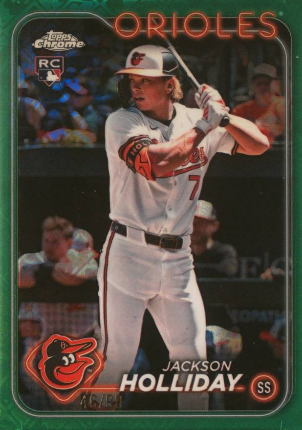 2024 Topps Chrome Logofractor Edition Jackson Holliday #88 Baseball Card