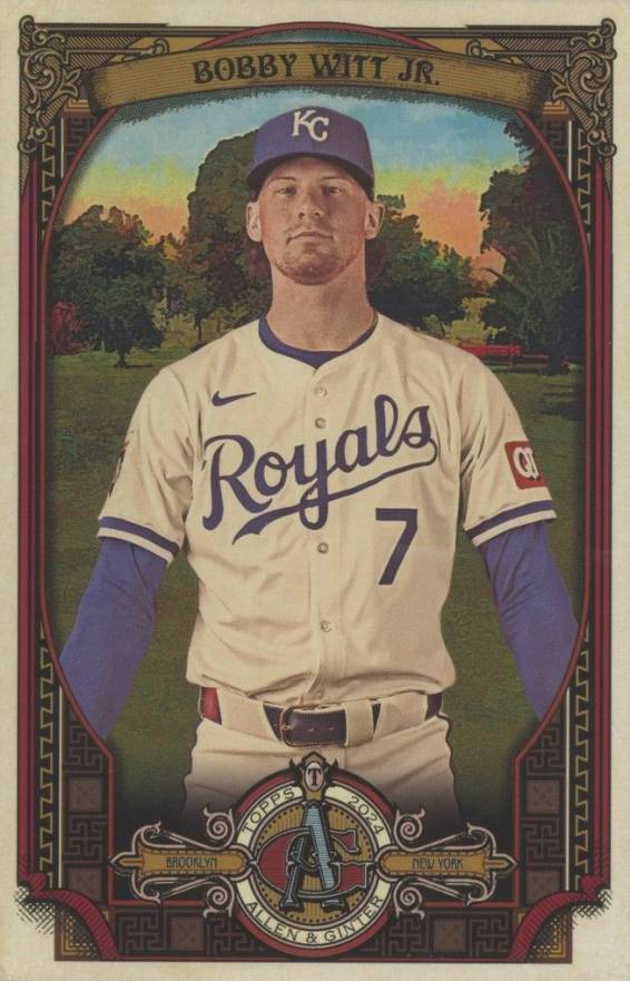 2024 Topps Allen & Ginter Allen & Ginter Boxloader Bobby Witt Jr. #7 Baseball Card