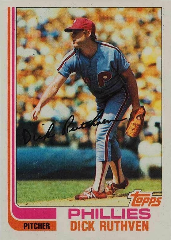 1982 Topps Dick Ruthven #317 Baseball Card
