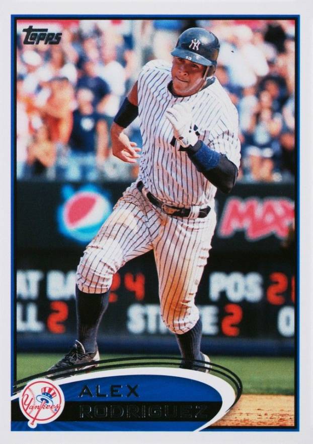 2012 Topps Alex Rodriguez #500 Baseball Card
