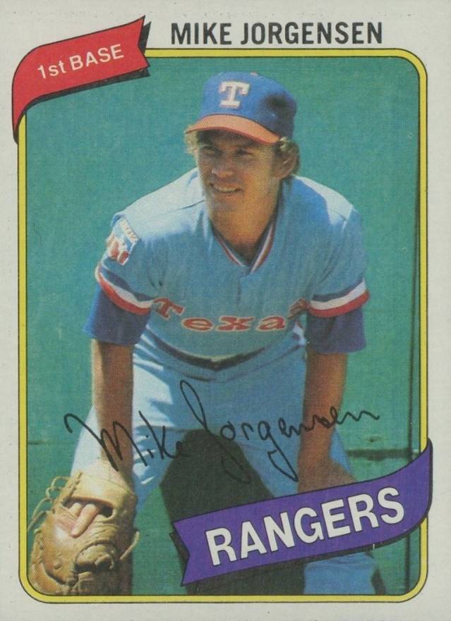 1980 Topps Mike Jorgensen #213 Baseball Card