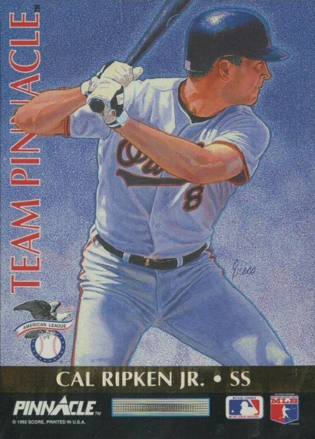 1992 Pinnacle Team Pinnacle Cal Ripken Jr. #7 Baseball Card