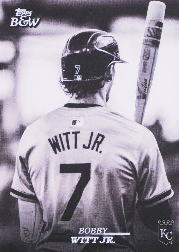 2024 Topps Black and White Bobby Witt Jr. #23SP Baseball Card