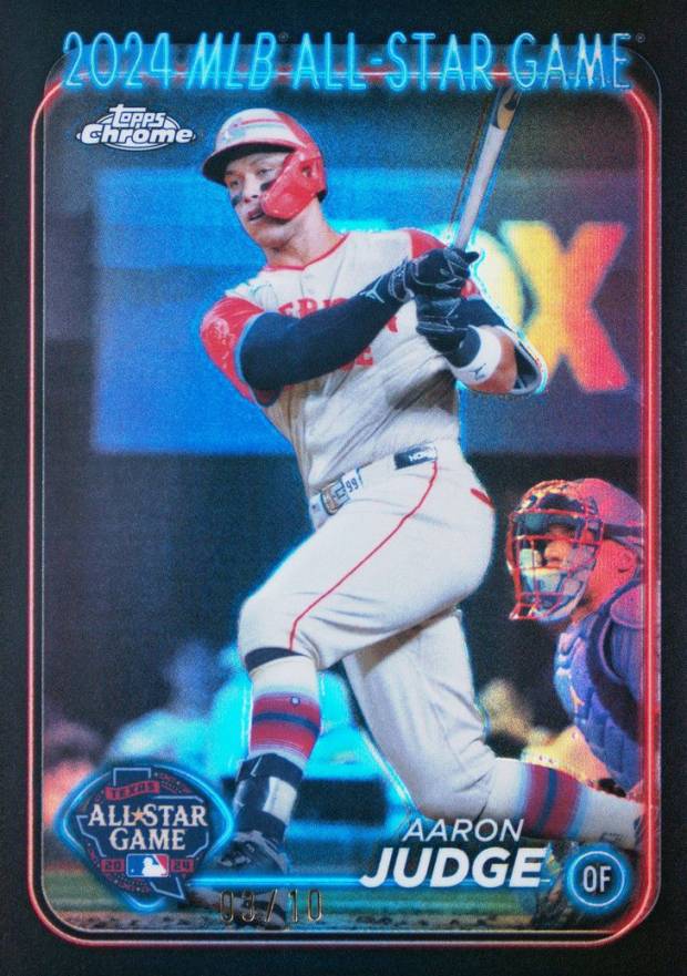 2024 Topps Chrome Update 2024 All-Star Game Chrome Aaron Judge #6 Baseball Card