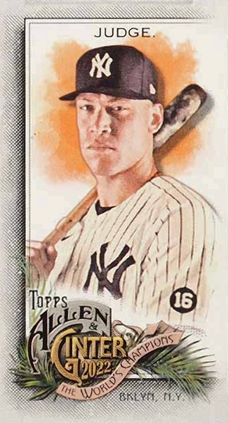 2022 Topps Allen & Ginter Aaron Judge #11 Baseball Card