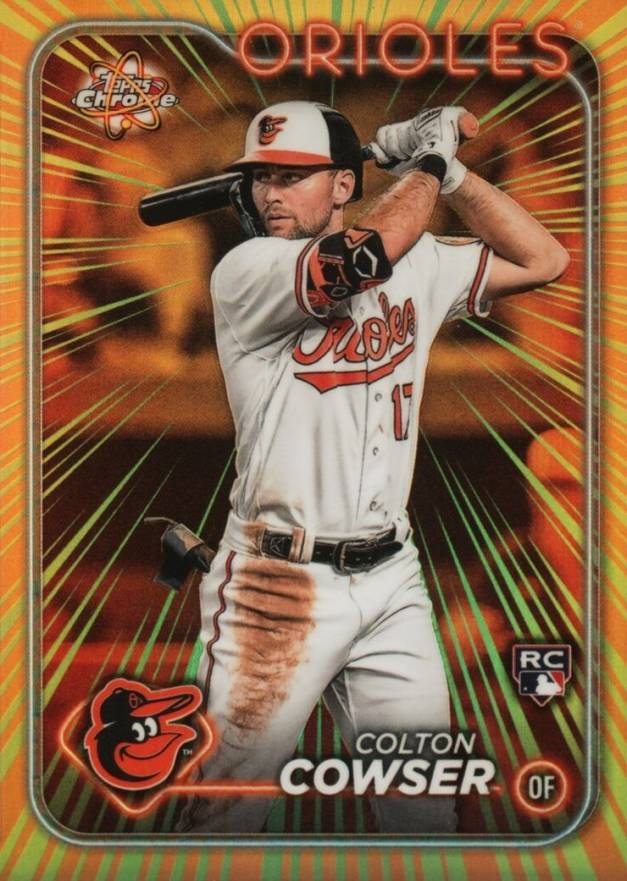2024 Topps Chrome Radiating Rookies Colton Cowser #RR4 Baseball Card
