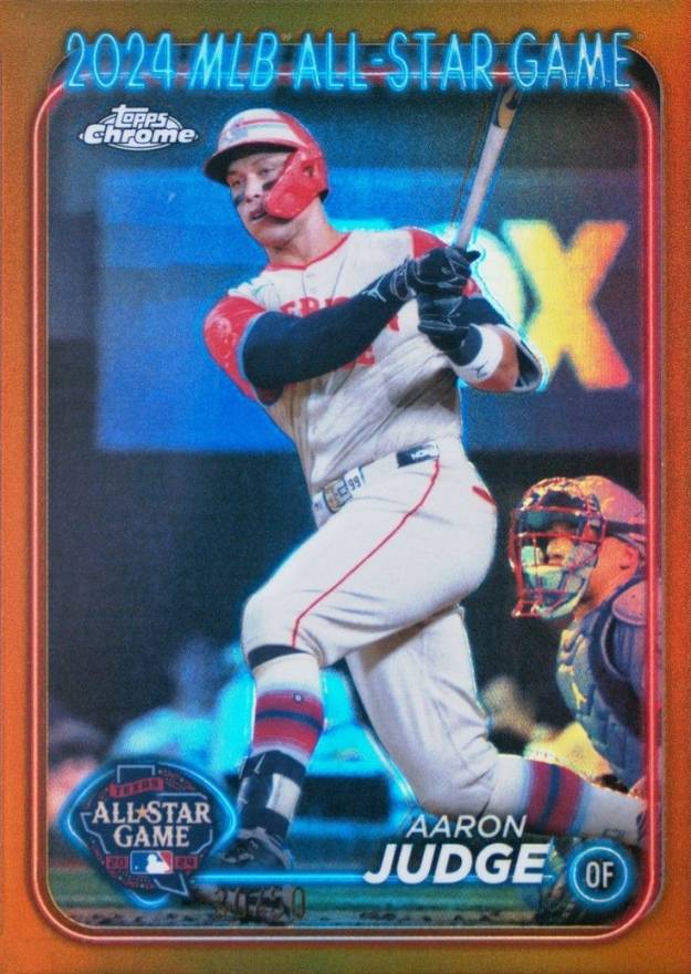 2024 Topps Chrome Update 2024 All-Star Game Chrome Aaron Judge #6 Baseball Card