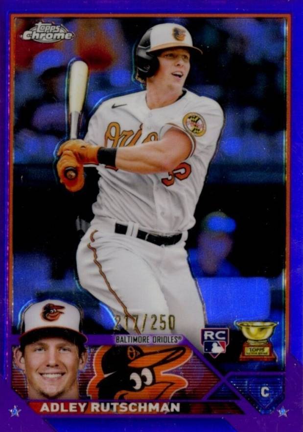 2023 Topps Chrome Adley Rutschman #1 Baseball Card
