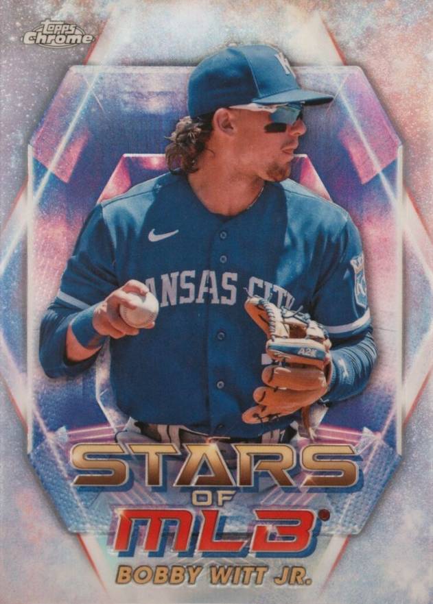 2023 Topps Stars of the MLB Chrome Bobby Witt Jr. #SMLBC17 Baseball Card