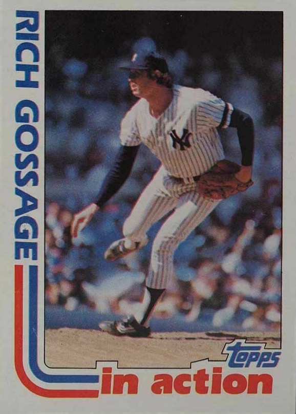 1982 Topps Goose Gossage #771 Baseball Card