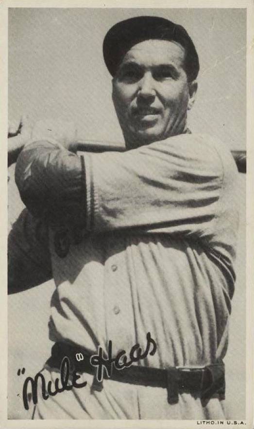 1936 Goudey Premiums-Type 1-Wide Pen Mule Haas # Baseball Card