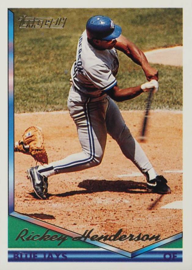 1994 Topps Gold Rickey Henderson #248 Baseball Card