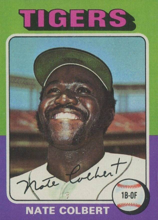 1975 Topps Mini Nate Colbert #599 Baseball Card