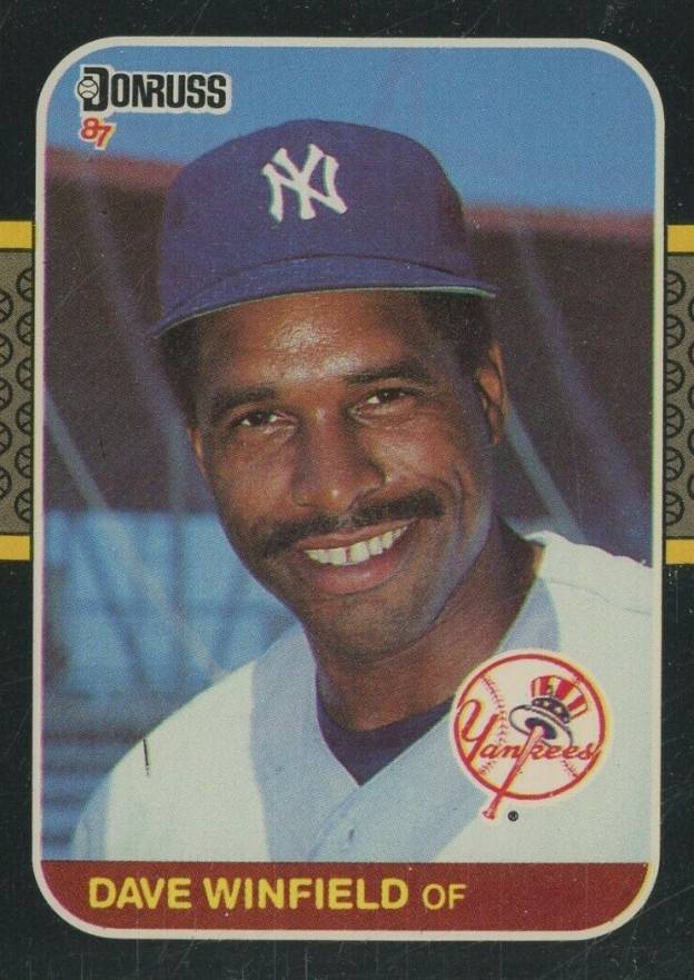 1987 Donruss Dave Winfield #105 Baseball Card