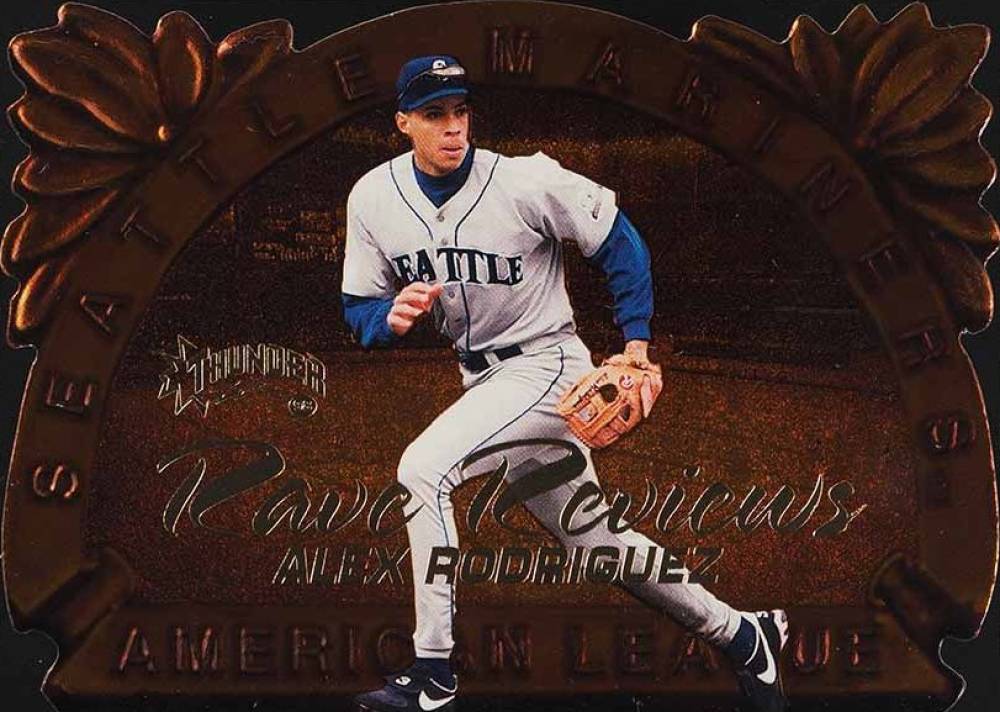 1998 Circa Thunder Rave Reviews Alex Rodriguez #13 Baseball Card