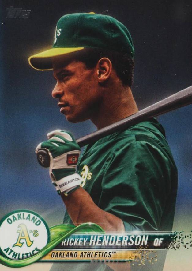 2018 Topps Rickey Henderson #431 Baseball Card