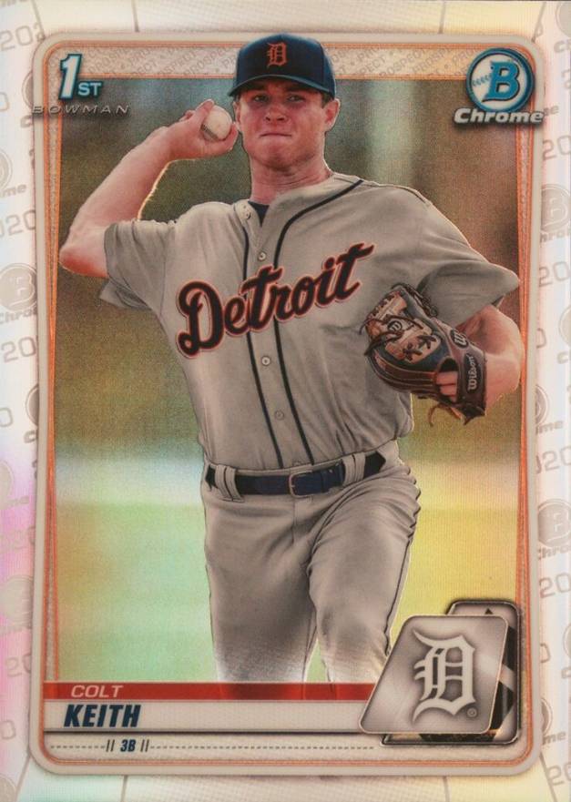 2020 Bowman Draft Colt Keith #BD54 Baseball Card