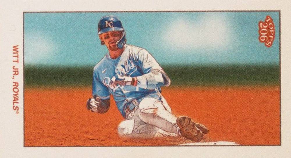 2024 Topps 206 Horizontal Action Bobby Witt Jr. # Baseball Card