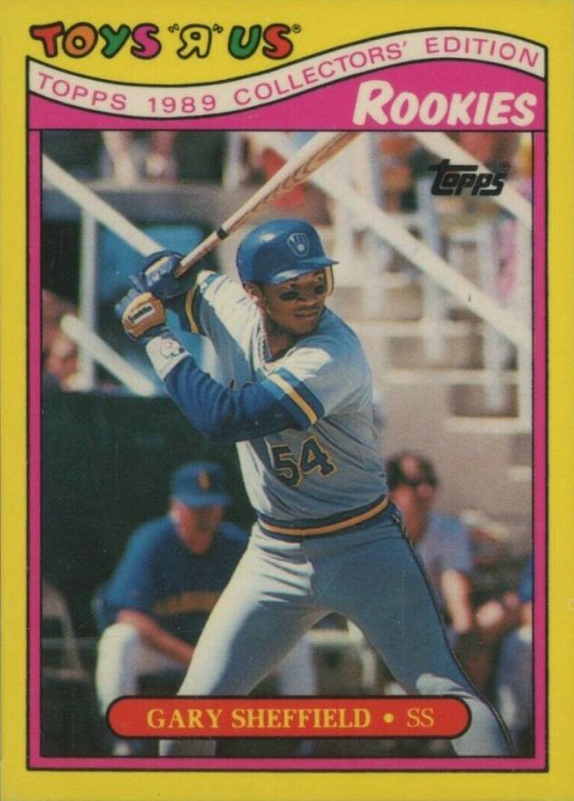 1989 Toys R Us Rookies Gary Sheffield #28 Baseball Card