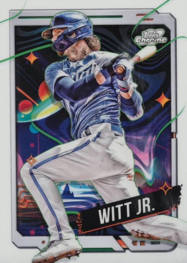 2024 Topps Chrome Cosmic Bobby Witt Jr. #81 Baseball Card
