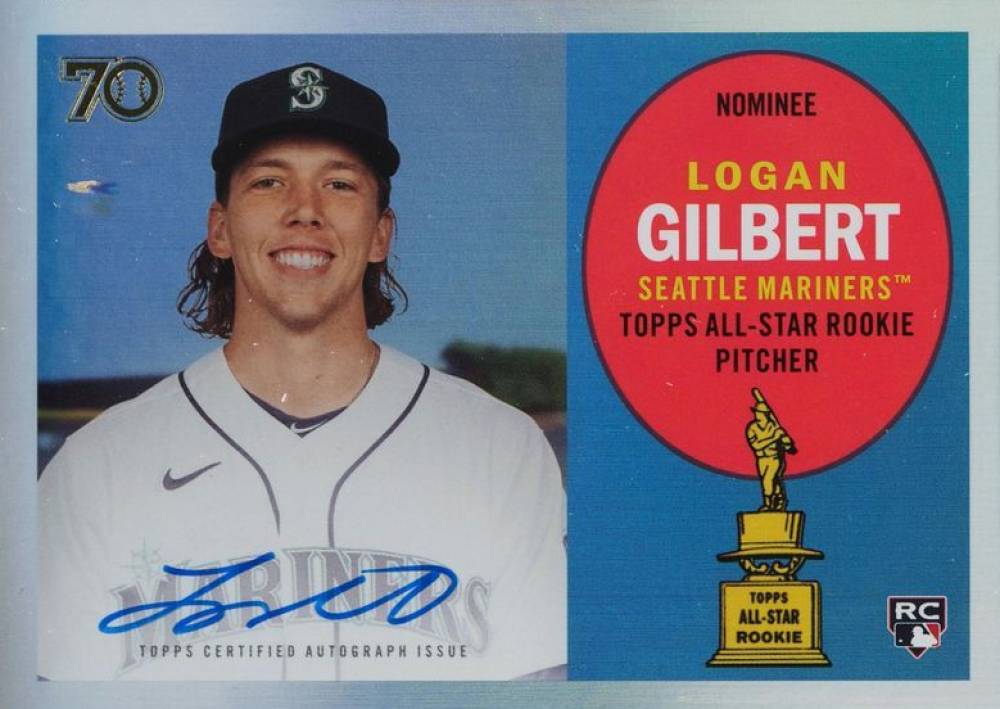 2021 Topps All-Star Rookie Cup Rookie Autographs Logan Gilbert #LG Baseball Card