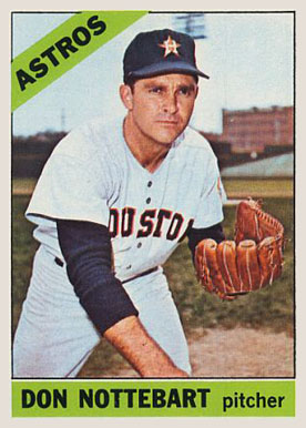 1966 Topps Don Nottebart #21 Baseball Card