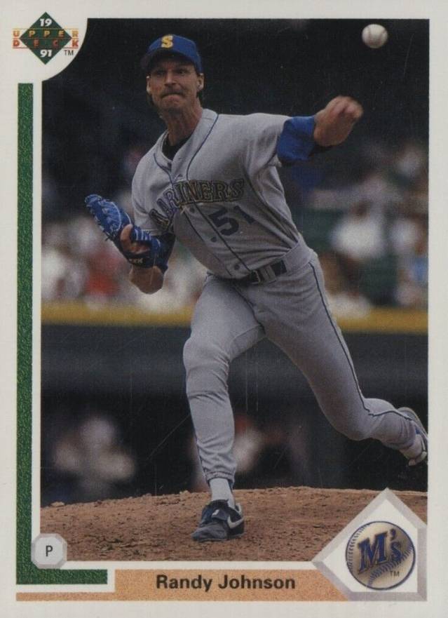 1991 Upper Deck Randy Johnson #376 Baseball Card