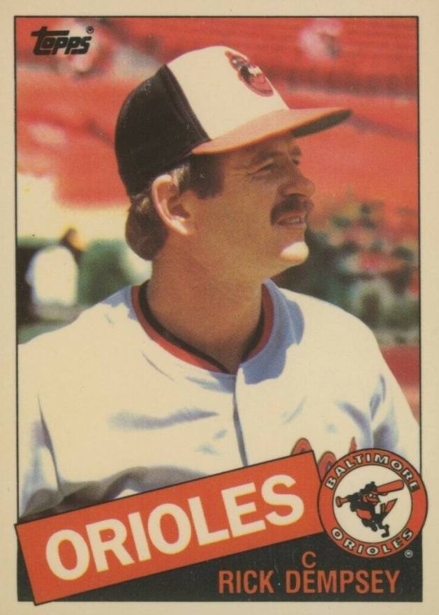 1985 Topps Tiffany Rick Dempsey #521 Baseball Card