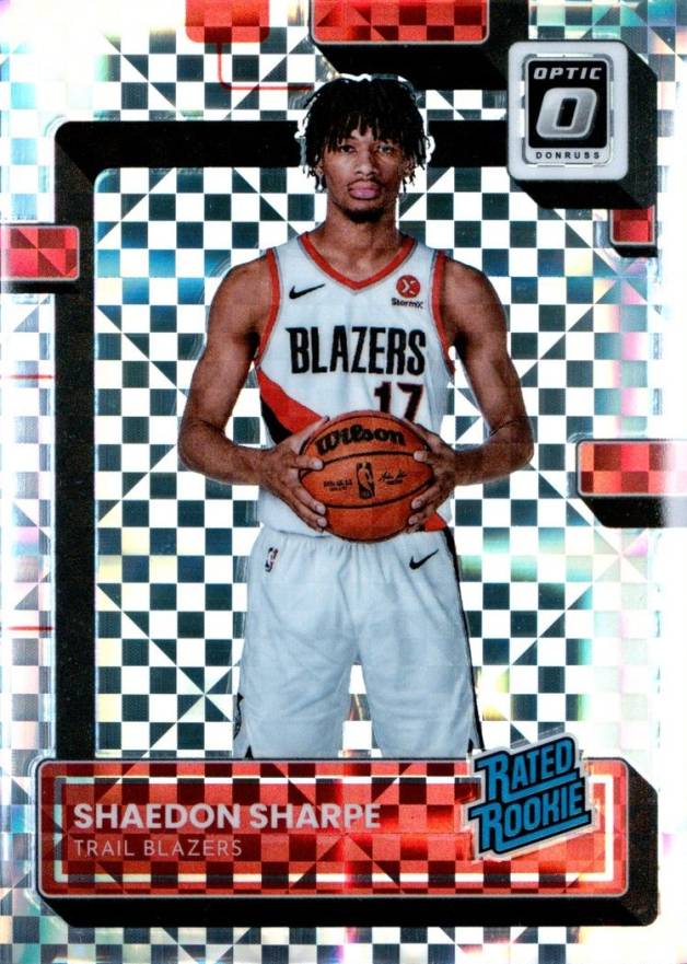 2022 Panini Donruss Optic Shaedon Sharpe #249 Basketball Card