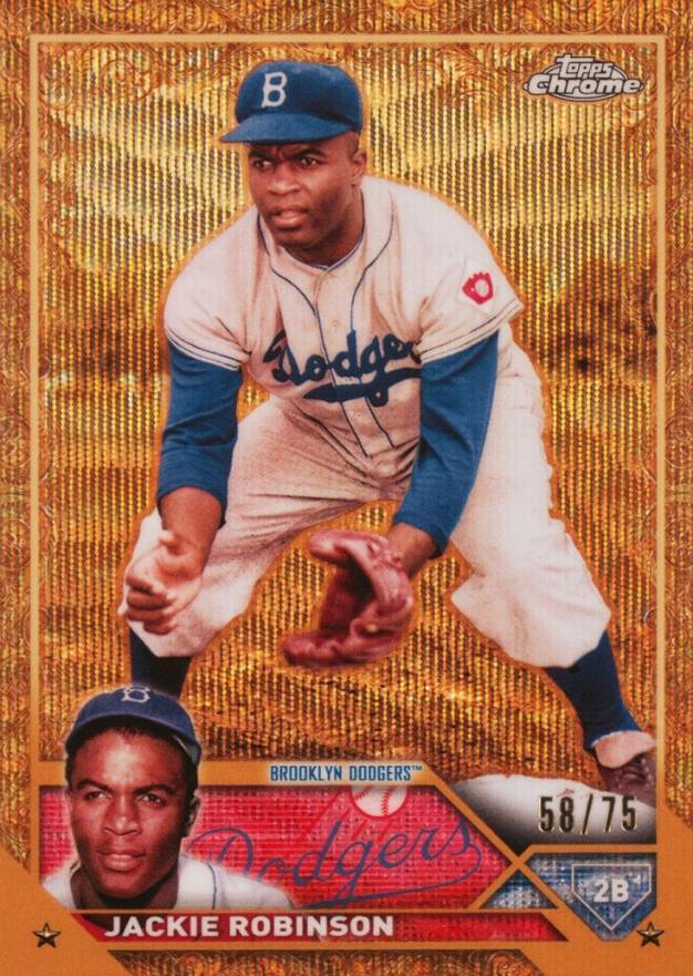 2023 Topps Gilded Collection Jackie Robinson #60 Baseball Card