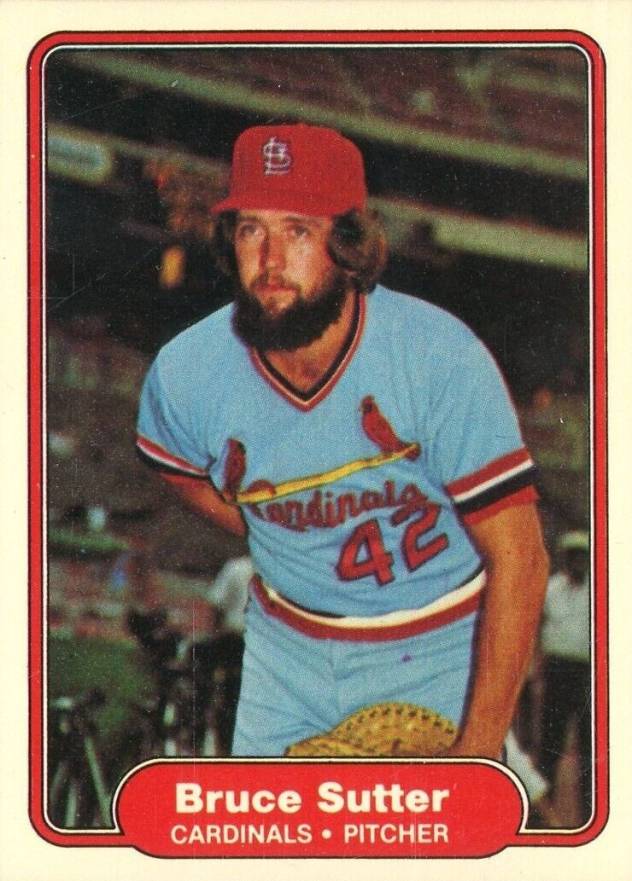 1982 Fleer Bruce Sutter #129 Baseball Card