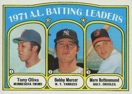 1972 Topps Bobby Murcer #86 Baseball Card