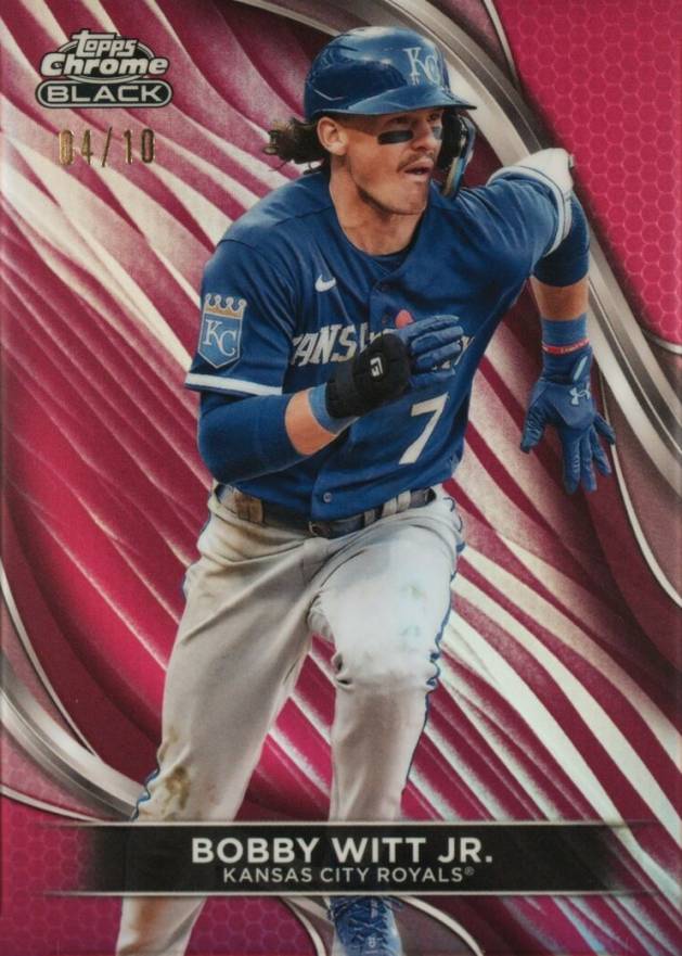 2024 Topps Chrome Black Bobby Witt Jr. #72 Baseball Card
